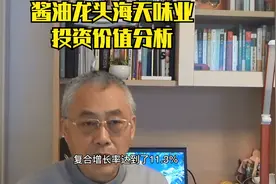 飞上天的酱油龙头海天味业未来咋样？视频封面