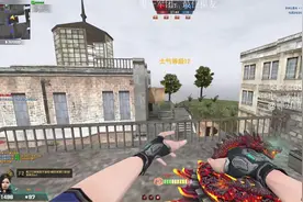 CSOL生化高玩冷门地图恶魔岛实况！血滴子套一个僵尸死一个！