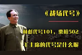 解放战争时，林彪的代号为101，粟裕的代号为502，那毛主席的呢？视频封面