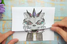 一款奇妙大营救灰太狼变异搞笑卡通画，有趣黑化对比一下差距真大视频封面