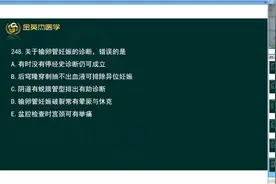 输卵管妊娠的诊断及子宫的变化，异位妊娠的典型症状和临床表现视频封面