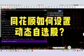 15.同花顺如何设置动态自选股？视频封面