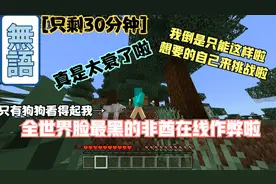 [只剩30分钟]超级极限30分钟生存，时间到自动关闭视频录制真不错