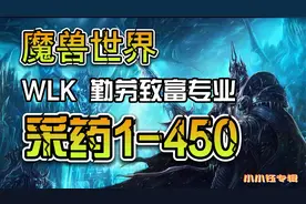 魔兽世界怀旧服 WLK 80级 勤劳致富专业【采药1-450】攻略视频封面