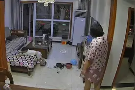 监控下的人类幼崽珍贵记录 熊孩子犯错后反射性自觉趴下挨罚视频封面