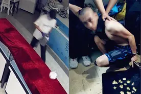 价值50万！监拍：沈阳男子藏商场卫生间 深夜盗窃金店当天被抓！视频封面