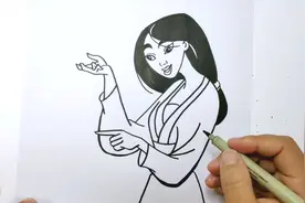 汉服怎们画？简单易学3分钟简笔画教会你——学浪计划