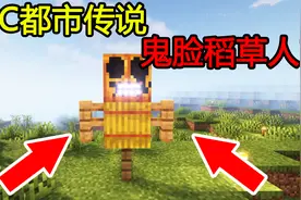 我的世界：鬼脸稻草人真的存在吗？我来探秘！视频封面