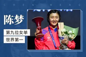第九位女单世界第一——陈梦