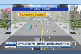 罗沙路拟建地上地下复合通道 极大缓解东西部通行压力视频封面