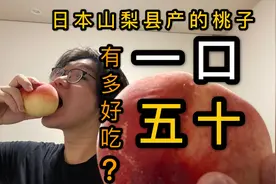 100元两个的日本山梨县水蜜桃，是瞒天讨价？还是物有所值？视频封面