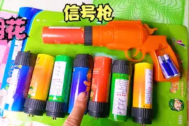 东北过年小伙花30元买烟花信号枪测试，8发子弹，带2节电池引爆！视频封面