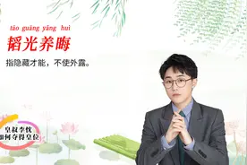 成语韬光养晦的含义、典故、使用举例视频封面
