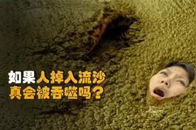 人陷入流沙里真会被吞噬吗？流沙现象是什么？又该如何正确自救？视频封面