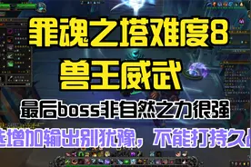 魔兽世界9.0：罪魂之塔难度8（断骨密室）通关视频