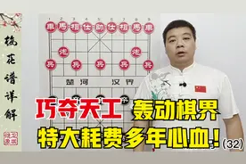 他的面世棋坛轰动，堪称巧夺天工，杨官璘耗费多年心血创作的棋谱视频封面