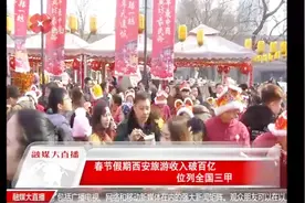 旅游消费规模再创新高！春节假期旅游收入排名，西安位列全国三甲视频封面