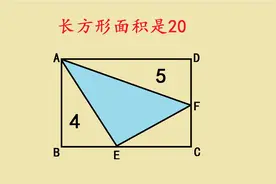 美国小学几何题，求阴影面积，思路很重要视频封面