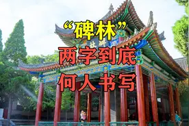 西安碑林博物馆中“碑林”二字是何人书写视频封面