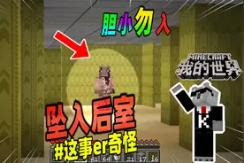 我的世界：盘点MC中那些恐怖现象，玩家意外坠入后室！视频封面