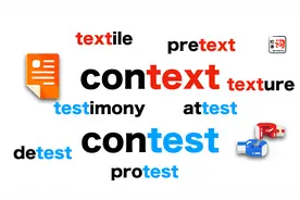 context、contest一个字母之差竟然完全不一样？本期就来搞定它！视频封面