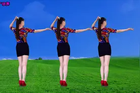 DJ广场舞《亲爱的不要离开我》歌曲好听舞蹈好看，请你欣赏视频封面