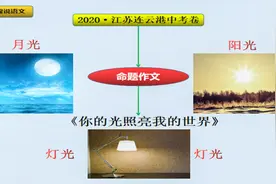 《你的光照亮我的世界》，连云港中考作文新鲜出炉！老穆教你审题视频封面