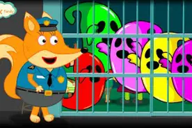 松鼠警察抓捕了作怪的小怪兽，把他们关了起来视频封面