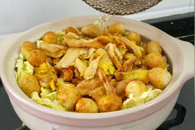 腐竹加鹌鹑蛋和白菜，原来那么好吃，孩子一开吃就爱上，主动添饭视频封面