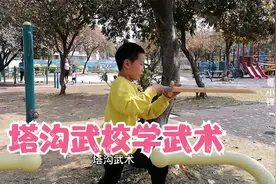 10岁小朋友独自到河南求学，在塔沟武校学武术，这功夫水平如何？视频封面