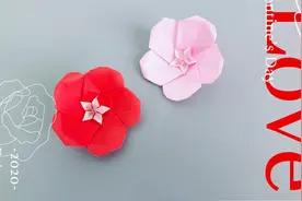 折纸教程：圣洁坚强的梅花，傲霜斗雪，凌寒独自开视频封面