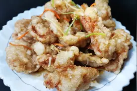 东北老式“锅包肉”地道做法，掌握挂糊油温技巧，金黄酥脆不回软视频封面