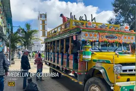 💖漫步在 Sonson哥伦比亚， 保留着马车，披肩，腰刀山区原始生活视频封面