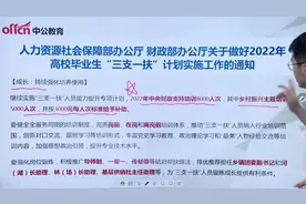 为什么建议大家考三支一扶？持续强化培养，前途明朗！视频封面