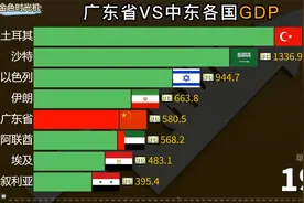 土豪沙特到底多有钱？中国广东与中东各国财富实力比较视频封面