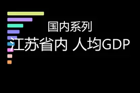 江苏省内人均GDP，各城市发展最均衡的一个省视频封面