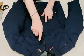 羽绒服领子磨烂了想换领子？不用拆不用剪，改后和新的一样好！视频封面