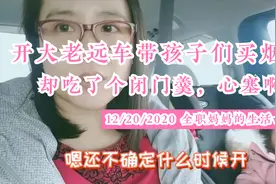 12月20日全职妈妈的vlog 想买烟花给孩子们过节，却吃了闭门羹~视频封面