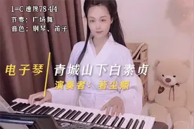 电子琴演奏《青城山下白素贞》广场舞版