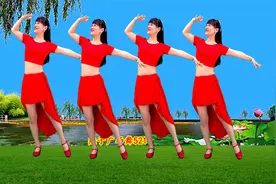 秧歌广场舞《大姑娘美大姑娘浪》经典民歌，男人女人都爱听视频封面