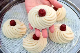 蒸花卷，记住无需发2次面，简单快速更省时，花卷松软白净真好吃