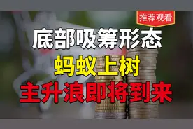但凡底部出现“蚂蚁上树”形态！暴露主力意图，看懂就是主升浪视频封面