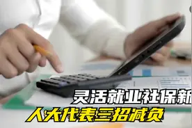 灵活就业社保新规！人大代表三招减负：能退全款、少缴费、晚退休视频封面