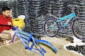 离谱的印度自行车量产过程，纯手工切割焊接组装，工艺让人佩服视频封面