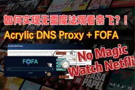 如何实现无需魔法观看奈飞？Acrylic DNS Proxy+FOFA视频封面