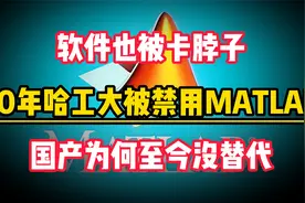 软件也被卡脖子，20年哈工大被禁用MATLAB，国产为何至今没替代？
