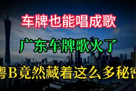 车牌也能唱成歌？广东车牌歌火了，粤B竟然藏着这么多秘密！视频封面