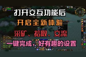 【魔兽世界WLK】拾取是不是还只用右键，设置交互可能更有乐趣视频封面