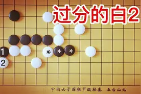 白2挡明显过分，惹来杀身之祸！黑有反击强手