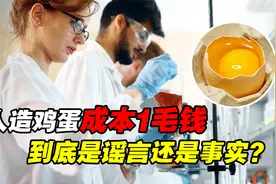 市场上“人造鸡蛋”泛滥，成本仅1毛钱，到底是谣言还是事实？视频封面